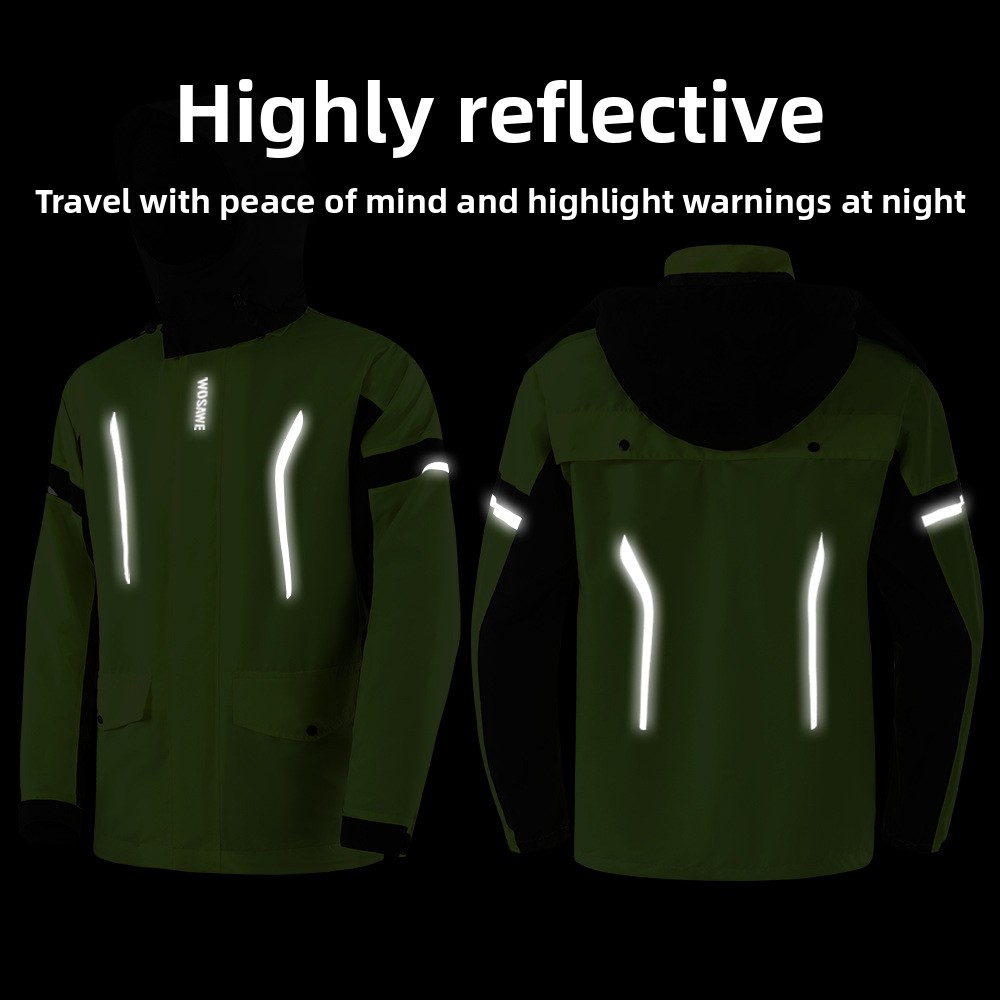 WOSAWE Cycling Rain Suit Men W - Cycling Commute Rain ulasan dan harga