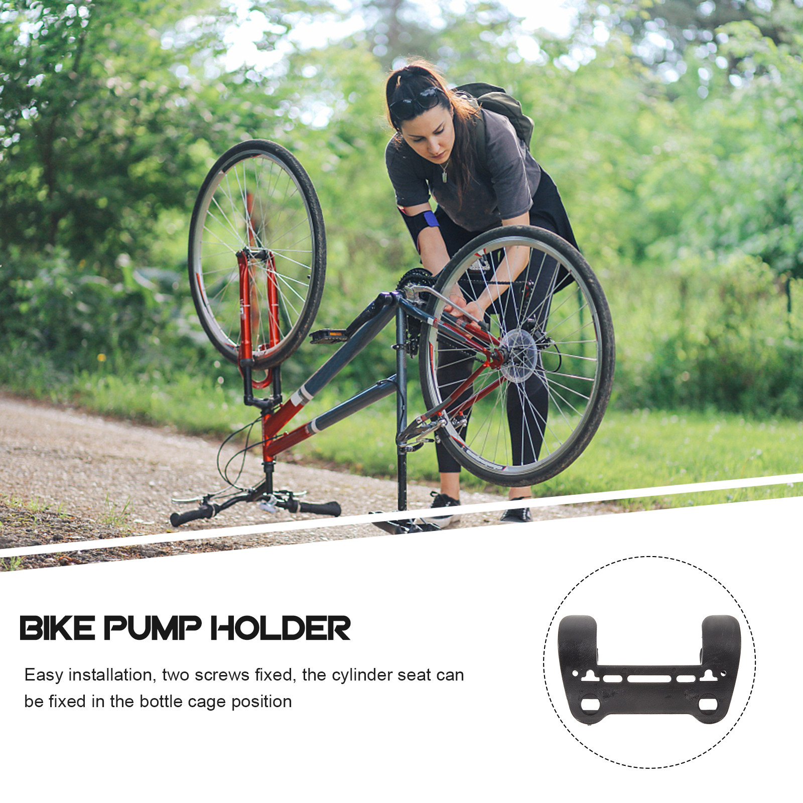 Professional Bike Inflator Rac - Bike Pump Frame Mount ulasan dan harga
