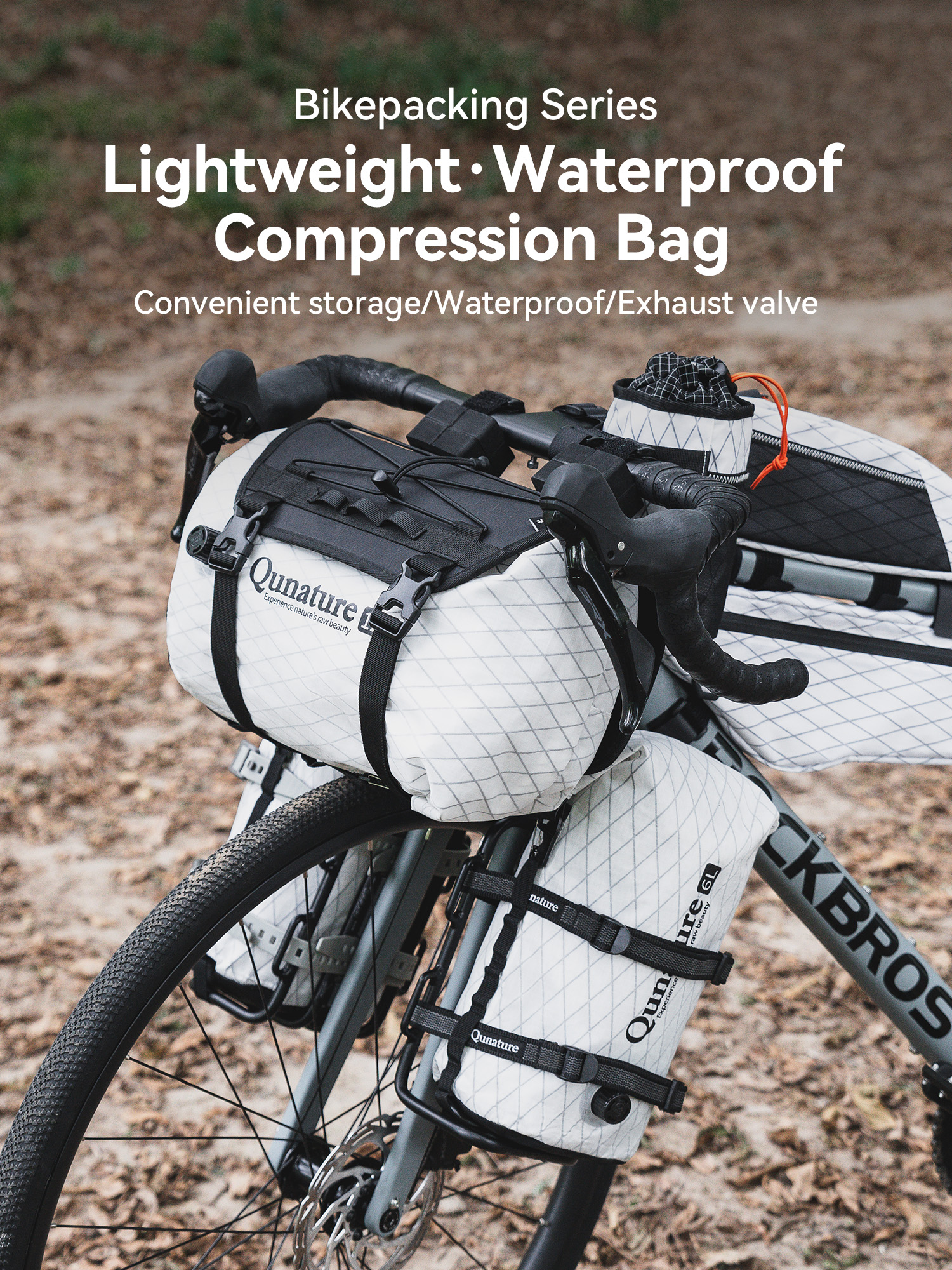 Qunature 6/12L Bikepacking Bag - Cycling Journey ulasan dan harga