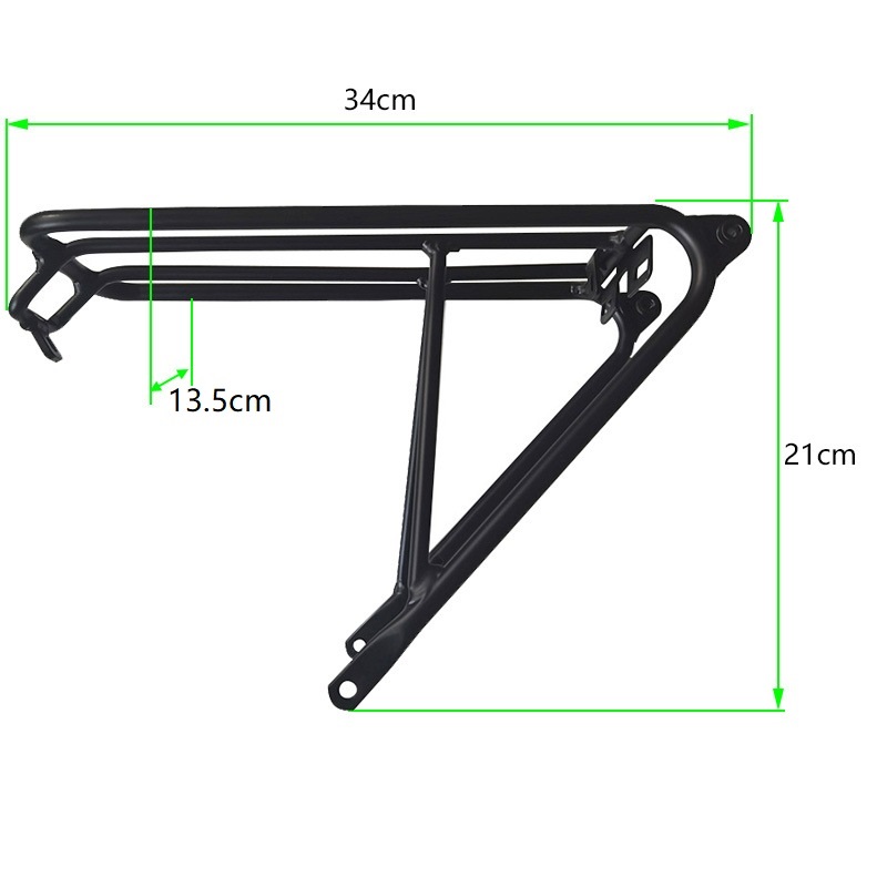 Bicycle Luggage Carrier For Br - Cargo Rack Aluminum ulasan dan harga