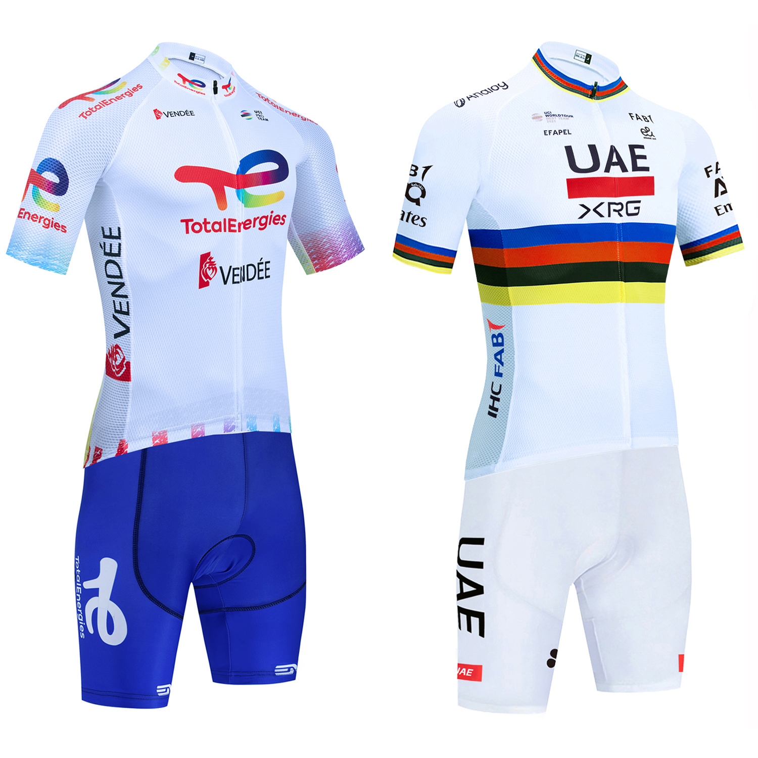 New UAE Cycling Jersey White T - Cycling Commute Shorts ulasan dan harga
