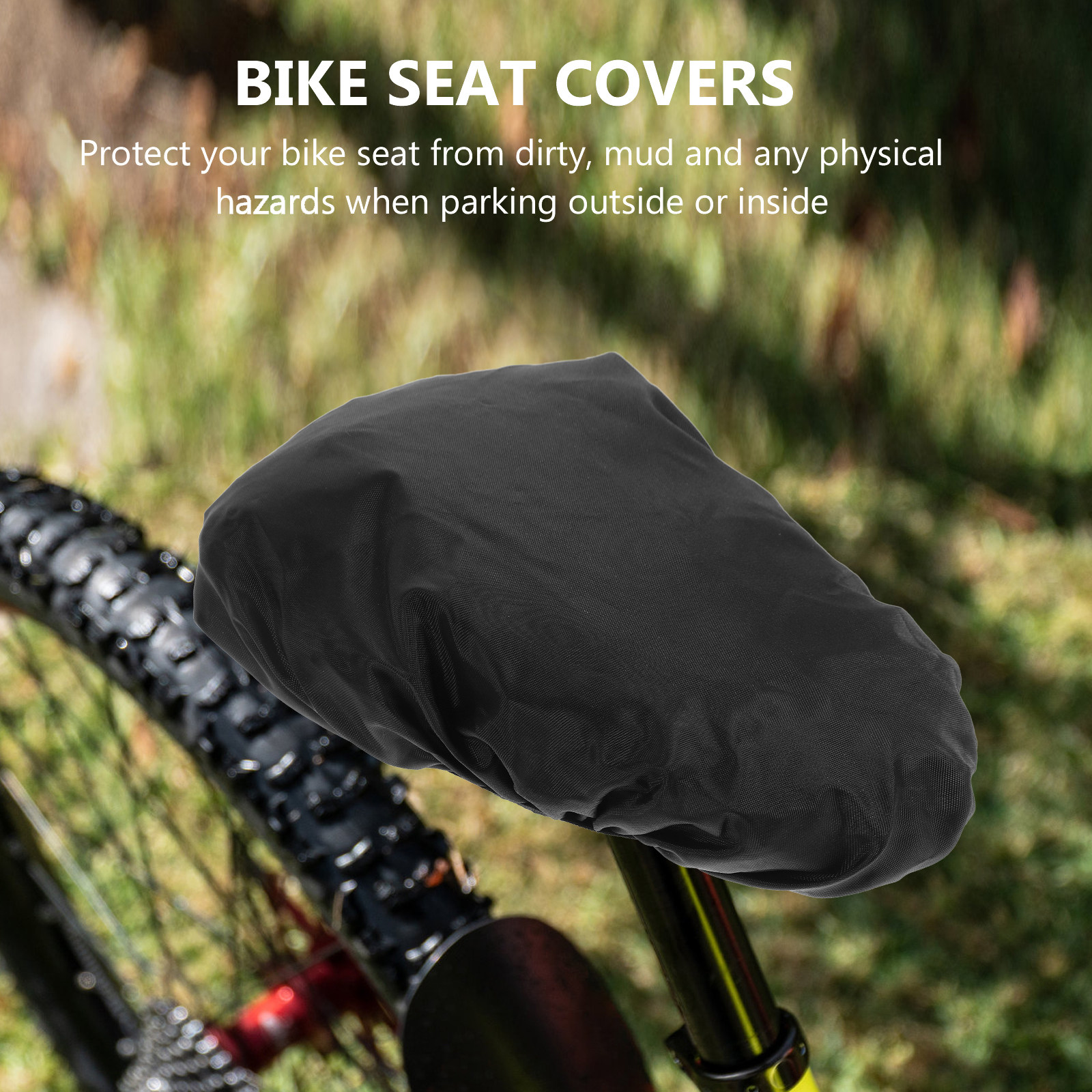 2Pcs Waterproof Elastic Bike S - Cycling Commute Rain ulasan dan harga