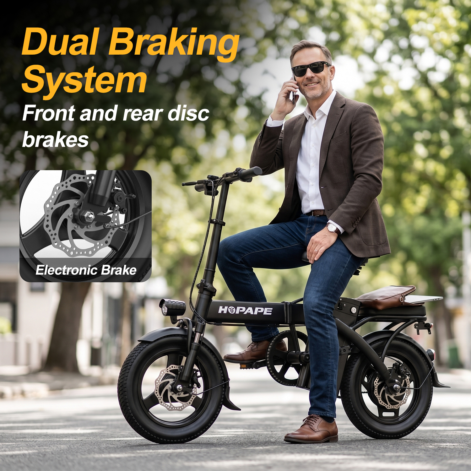 Folding Electric Bike for Adul - Commuter Biking ulasan dan harga