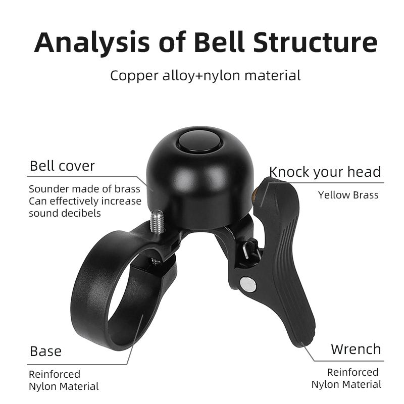 ESLNF Bicycle Bell for Road Bi - Bell Handlebar Ring ulasan dan harga
