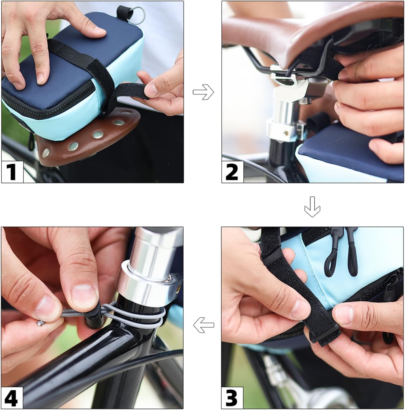 Expandable Large Capacity Bike - Saddle Bag Under Seat ulasan dan harga