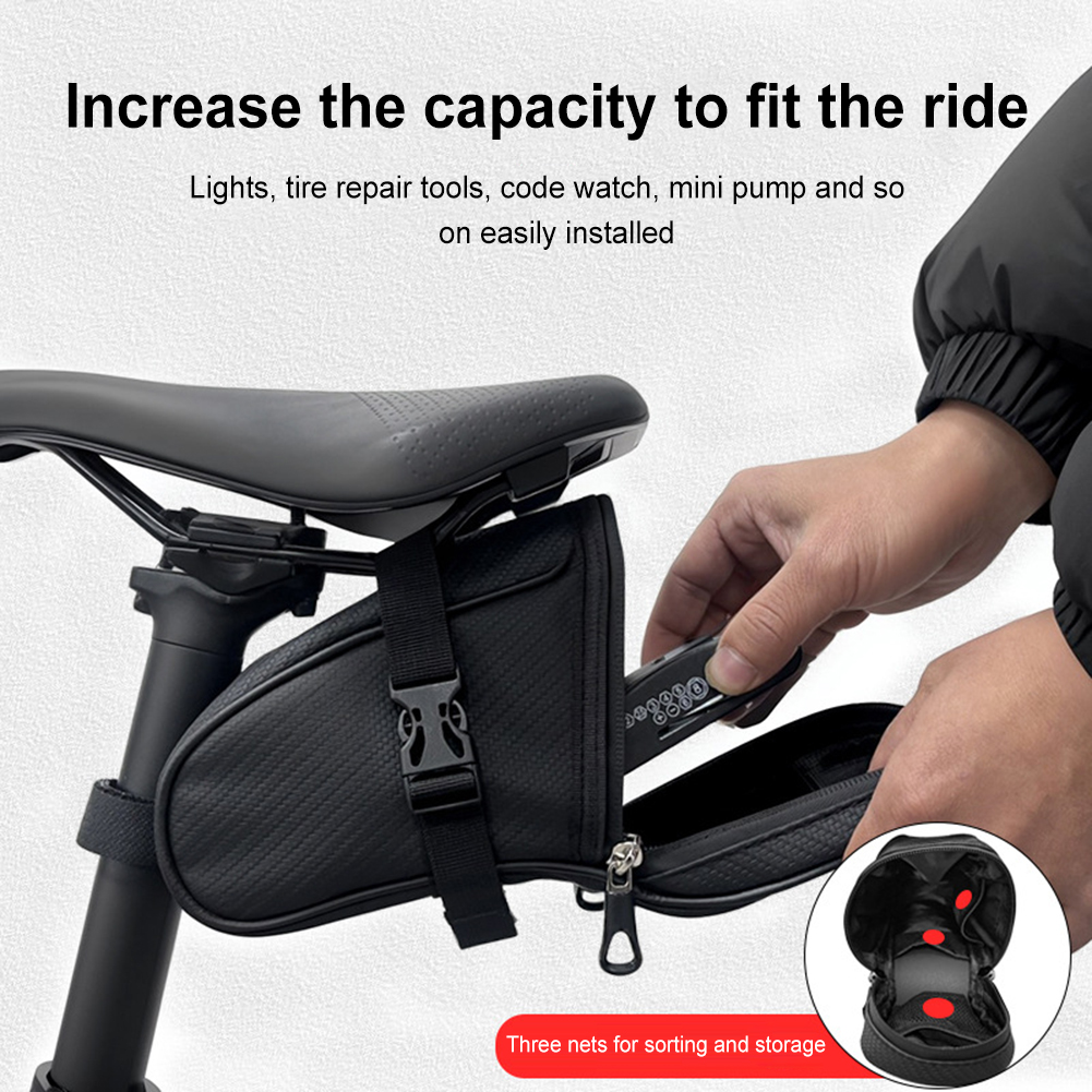 1L Bike Saddle Bag Waterproof  - Saddle Bag Under Seat ulasan dan harga