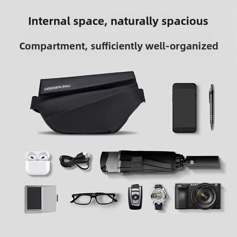 Magnetic Buckle Men Crossbody  - Cycling Commute ulasan dan harga