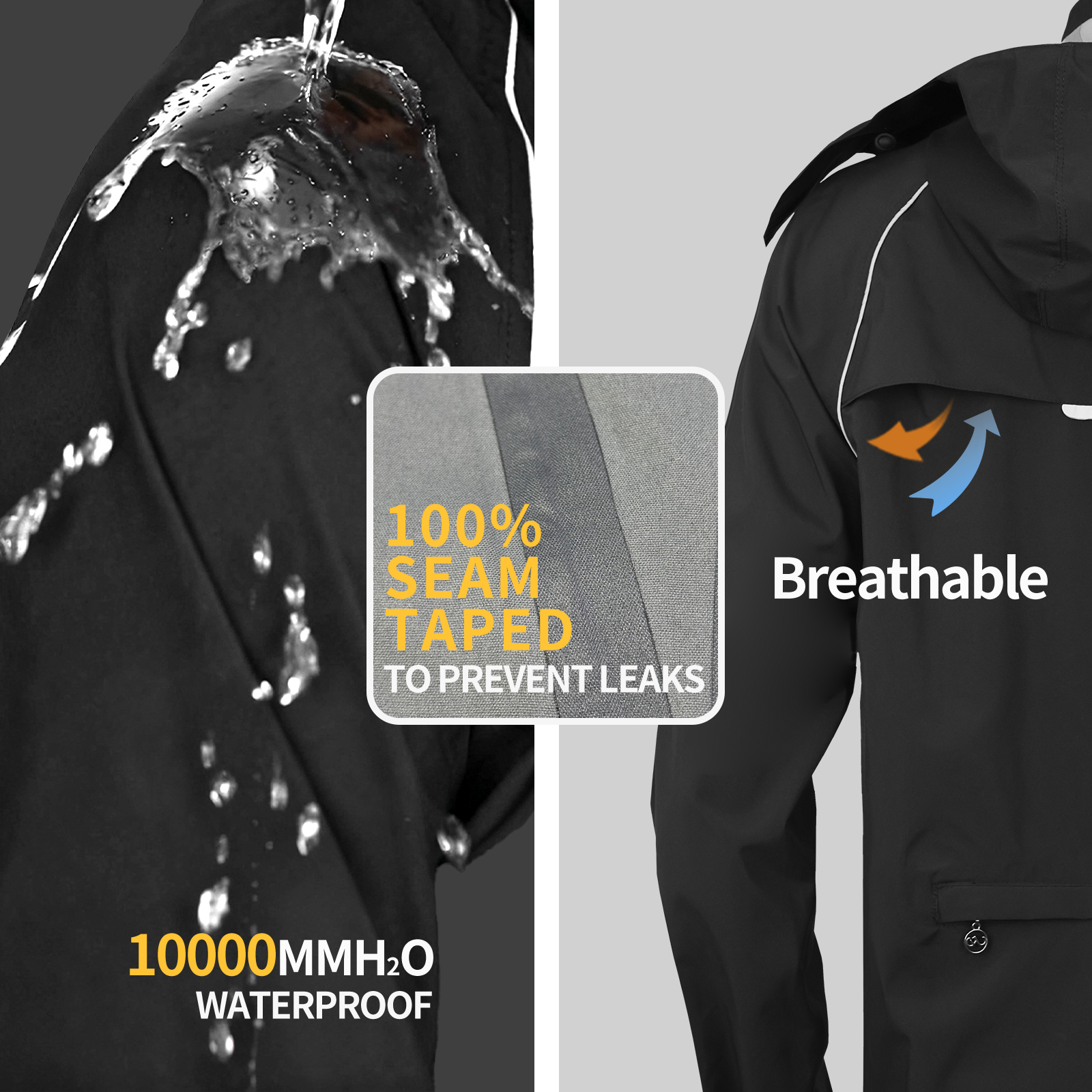 WOSAWE Reflective Motorcycle R - Cycling Commute Rain ulasan dan harga