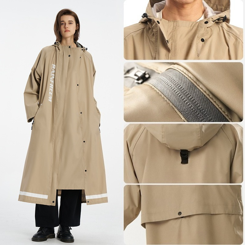 Oversize Single Long Style Rai - Cycling Commute Rain ulasan dan harga