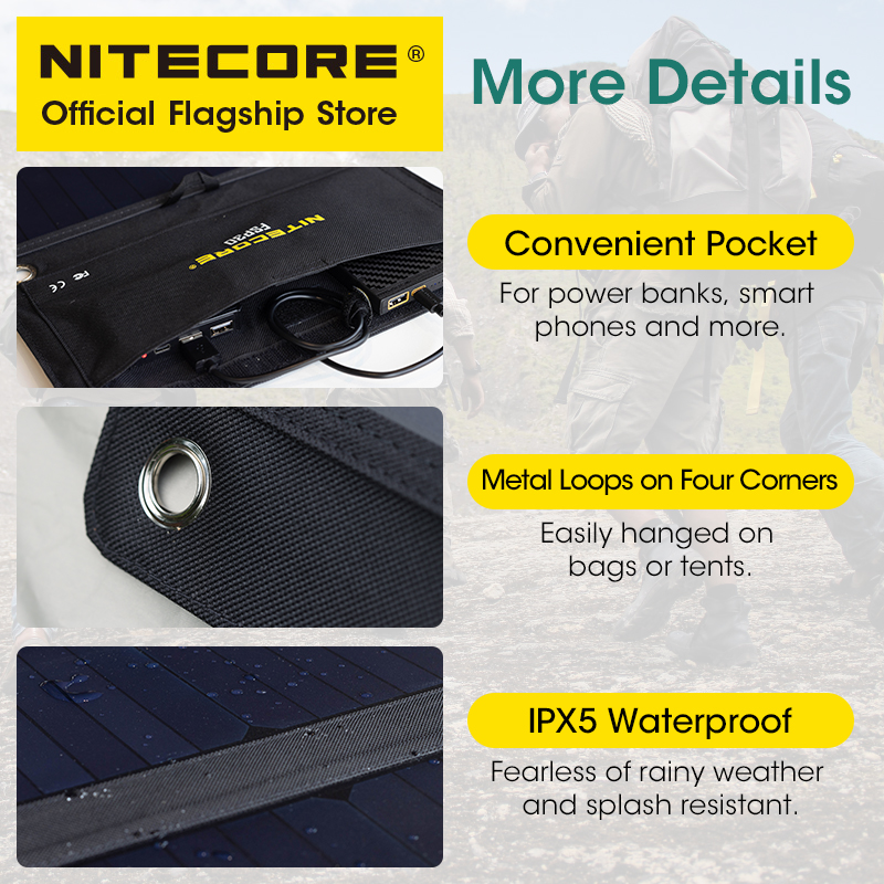 NITECORE FSP30 30W Portable So - Usb Charger Dynamo ulasan dan harga