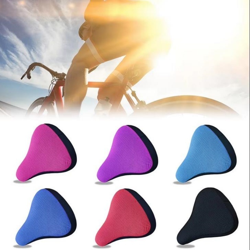 1PC 3D Soft Silicone Bike Seat - Commuting By Bike ulasan dan harga